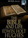 Cover image for The Bible and Life